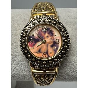 SII F67611-7 Ladies Cherub Watch New Battery 26MM 6.5" Stretch Band S36